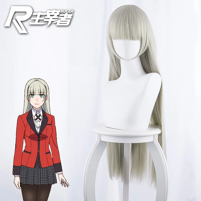 Kakegurui компульсивный игрок 2 momoboami Ririka парики Jabami Yumeko Косплей термостойкий