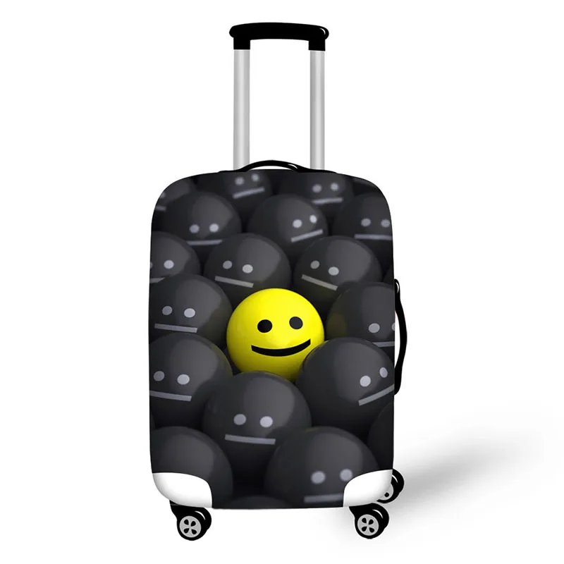 旅行用防水ラゲッジカバースーツケース用防塵カバー3dフェイス