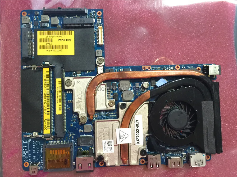 CN 0RDK8T For DELL M11X R3 Laptop font b motherboard b font i5 cpu PAP00 LA