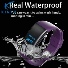 Смарт-браслет кровяное давление кислород в крови сердечный ритм мониторинг IP68 Водонепроницаемый скорость движения смарт-браслет