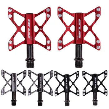 

GUB 9/16 Bicycle Pedal 3 Bearings Flat Pedals MTB BMX Mountain Road Bike Racing Pedals Ultralight Aluminum Alloy Pedals