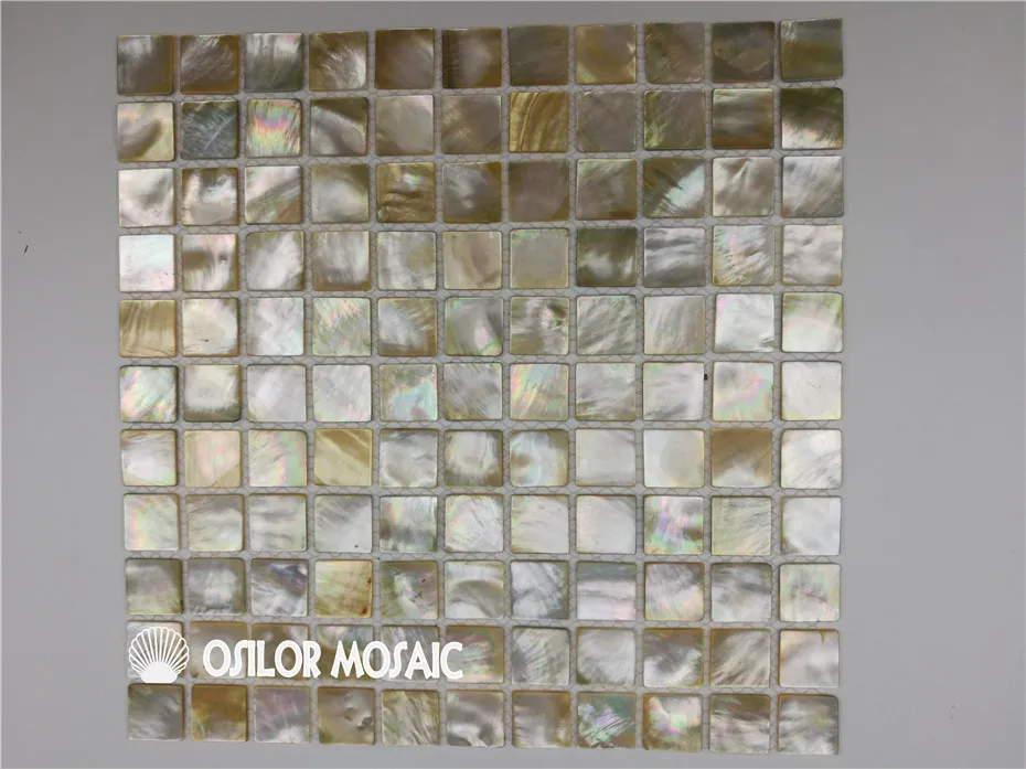 Натуральный желтый mother of mosaic плитка раковина мозаика для ванной комнаты и кухни