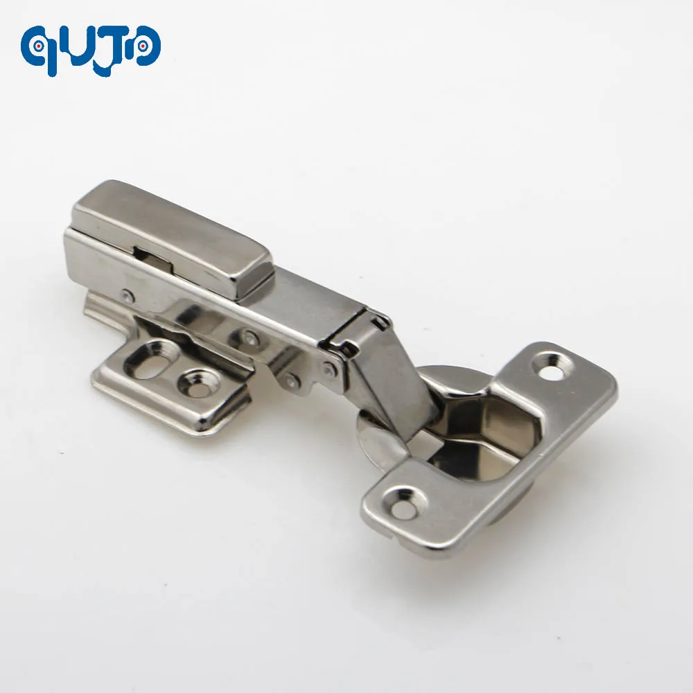 Full overlay furniture hinge Stainless steel 304 conceal adjustable kitchen cabinet door hinges Satin Nickel