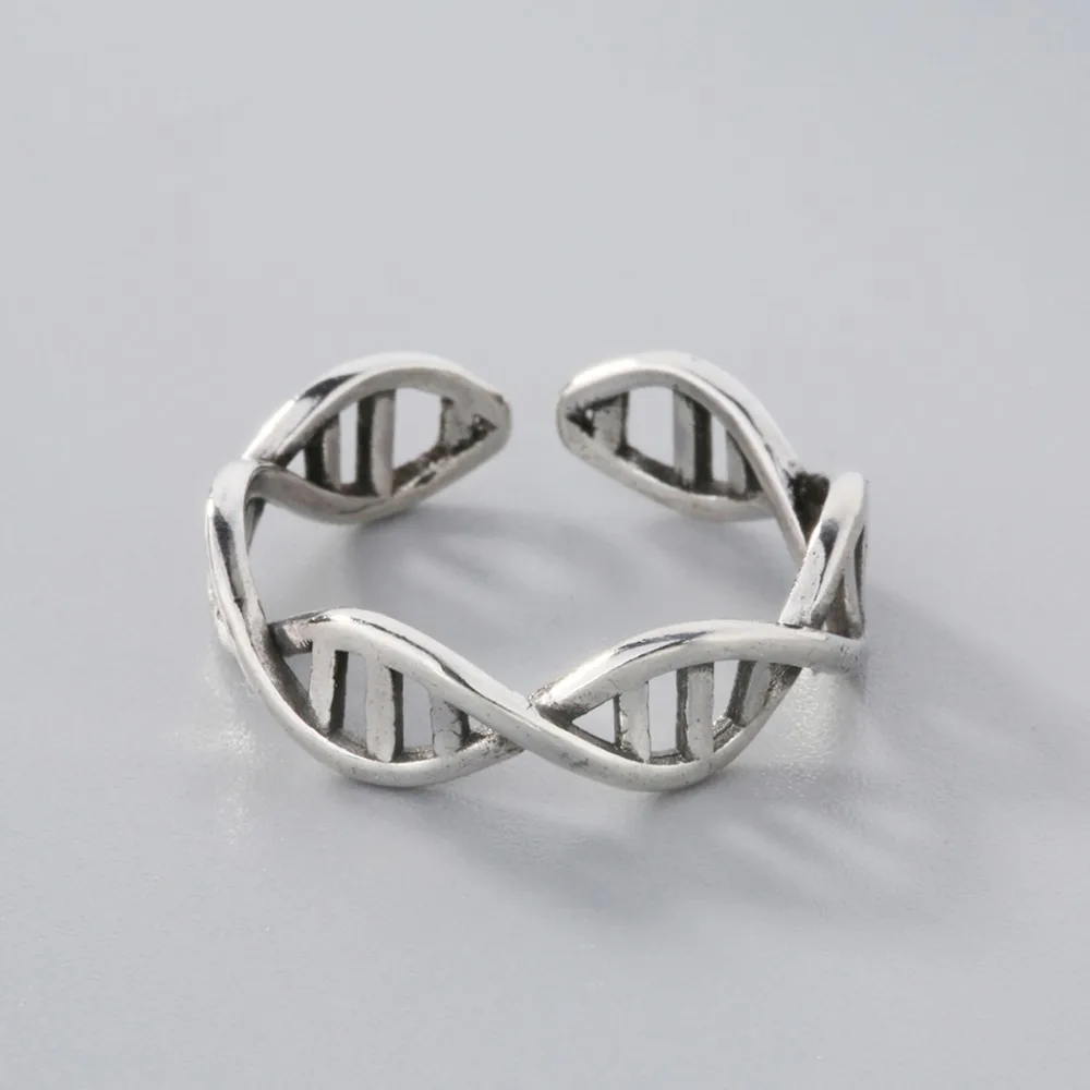 Todorova DNA кольца для женщин биология химическая молекула Двойная спираль вечерние