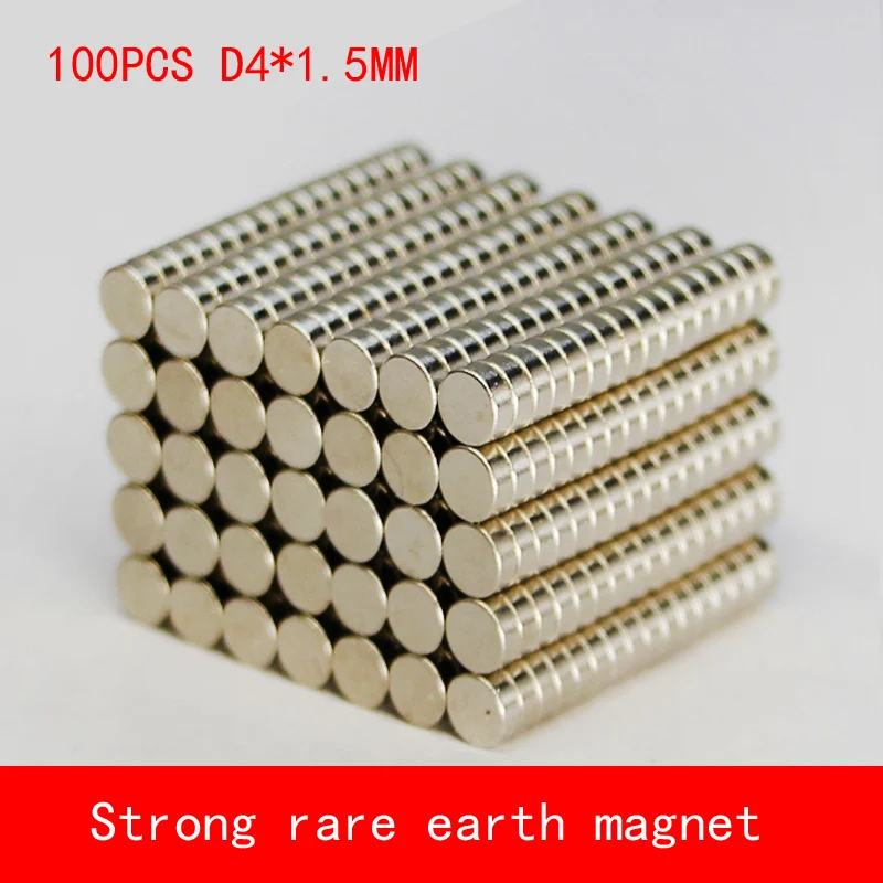 100pcs 3 X 5mm Neodymium Disc Super Strong Rare Earth N50 Small Fridge Magnets 