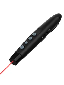 

Protable Pen Style 2.4Ghz Wireless Mini USB Wireless Laser Pointer Presenter w/ Red Laser