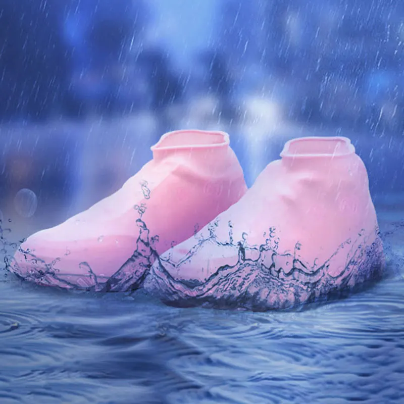 Многоразовые силиконовые загрузки и бахилы Водонепроницаемый дождь носки силиконовые резиновые обувные протекторы для внутренней и наружной защиты