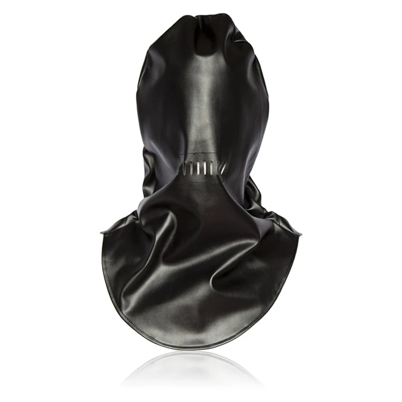 Sex Products Soft PU Leather Mask Hood Bondage Blindfold Sex Toys For Couples Adult Games Fantasy Sex Cosplay Slave Sex Games
