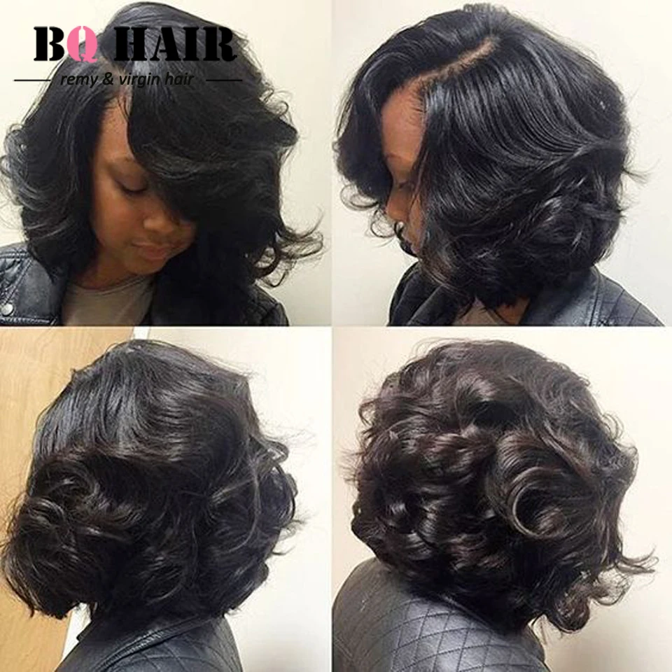 BQ 8A Product Short Bob Hair For Black Women 4 Bundle 