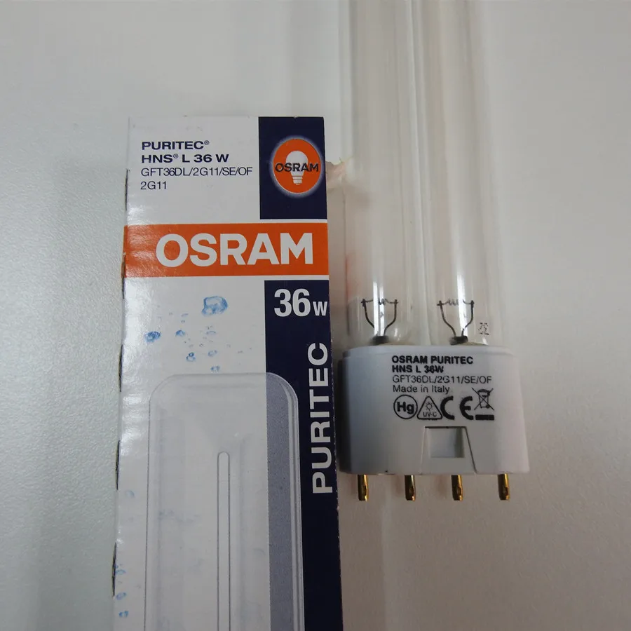 

Original Puritec HNS L 36W UV-C lamp ,2G11 36W UVC