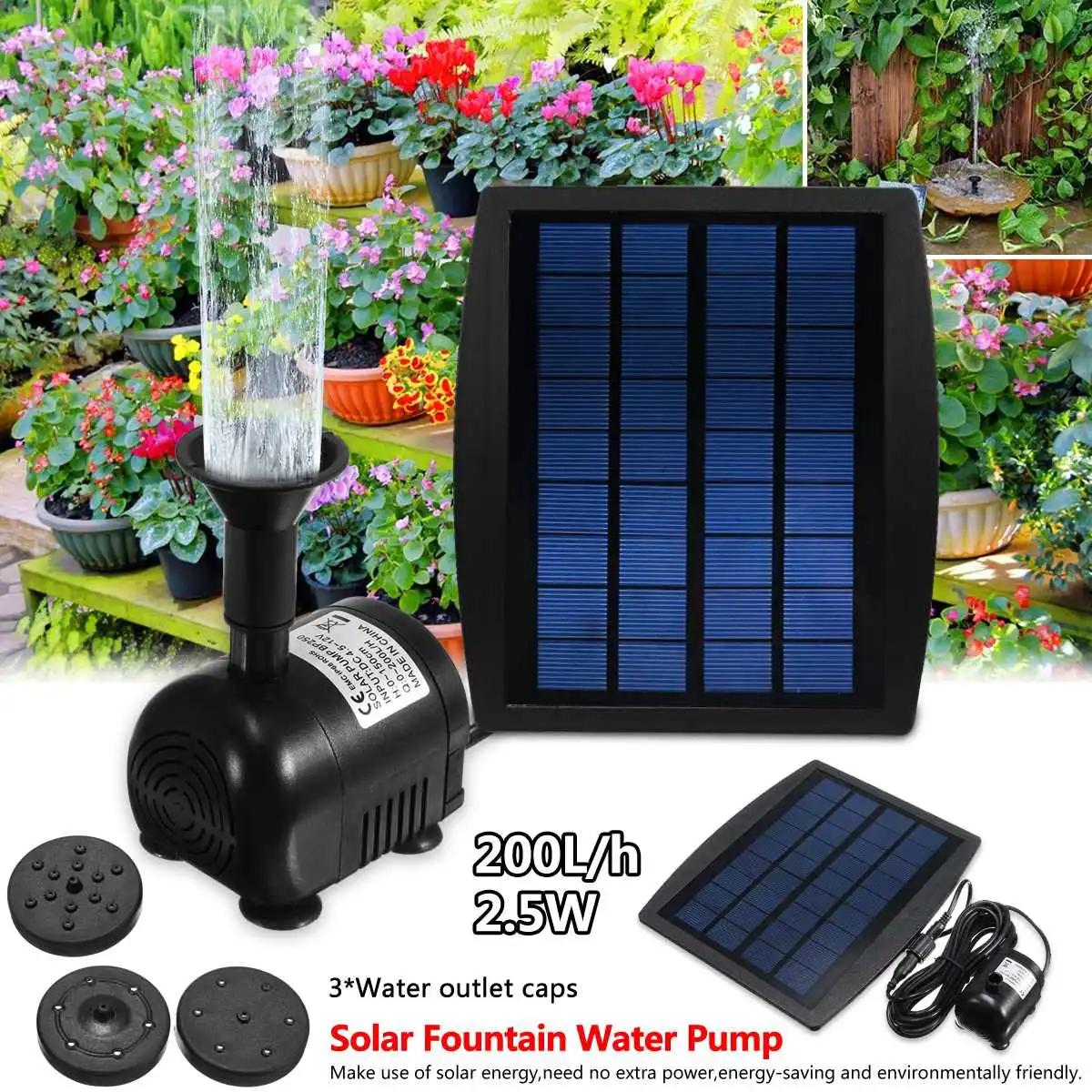 Aliexpress 2 5w Solar Panel Floating Fountain Pump Kit Aliexpress 2 5w Solar Panel Floating Fountain Pump Kit Waterfall Outdoor Water Bird Bath From Reliable Suppliers On