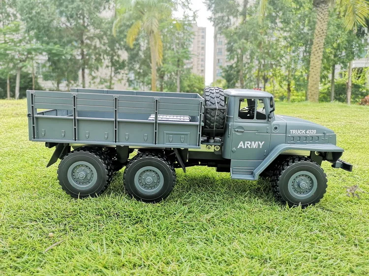 Rc-truck-1: 12 rc грузовик 1/12 весы Урал 4320 6WD 6-колесный привод военные игрушки для грузовых автомобилей rc для детей