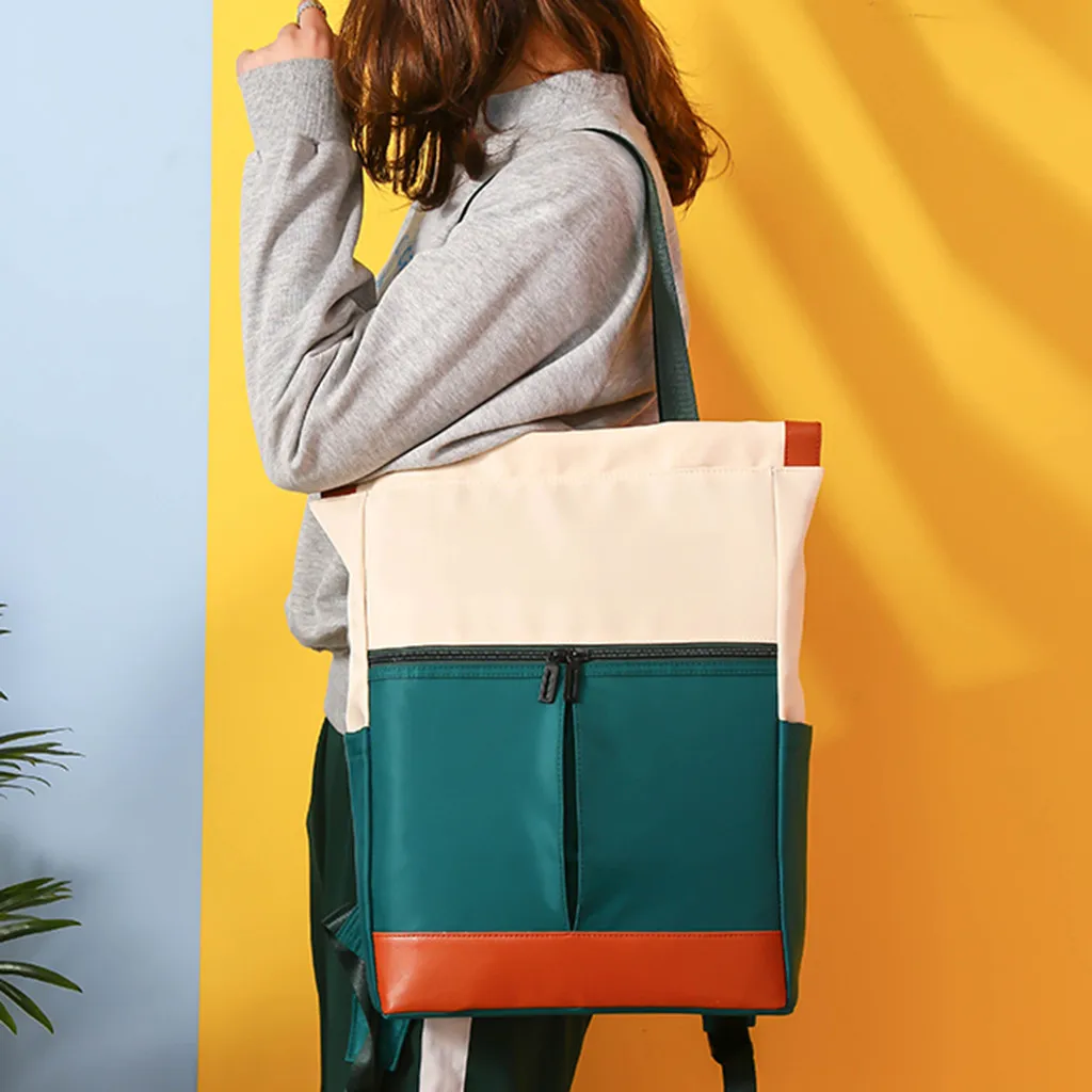 

Casual College Backpack Women Korean Style Multi-function Bagpack For Fashion Large Capacity Travel Backpack Female Bag