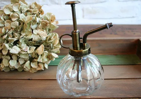 Us 18 5 Vintage Small Watering Can Gl Bottle Water Gardening Tools Retro Pot Garden Supplies Waterpot In Cans