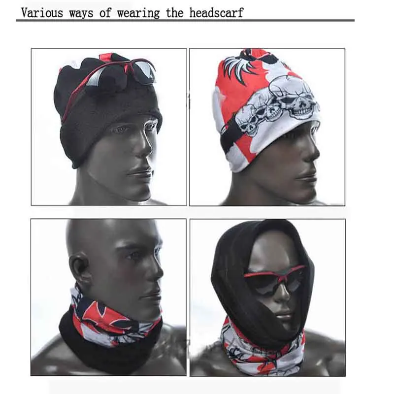Повязка на голову мотоциклетная маска для лица маски череп для вечеринки наружная бандана волшебный шарф маски тепло и Хэллоуин