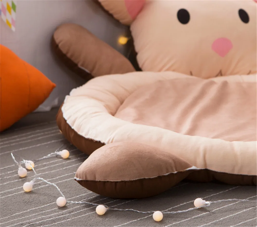 animals owl bunny lion fox  Car Cushion Plush Baby Game Pad Carpet  6