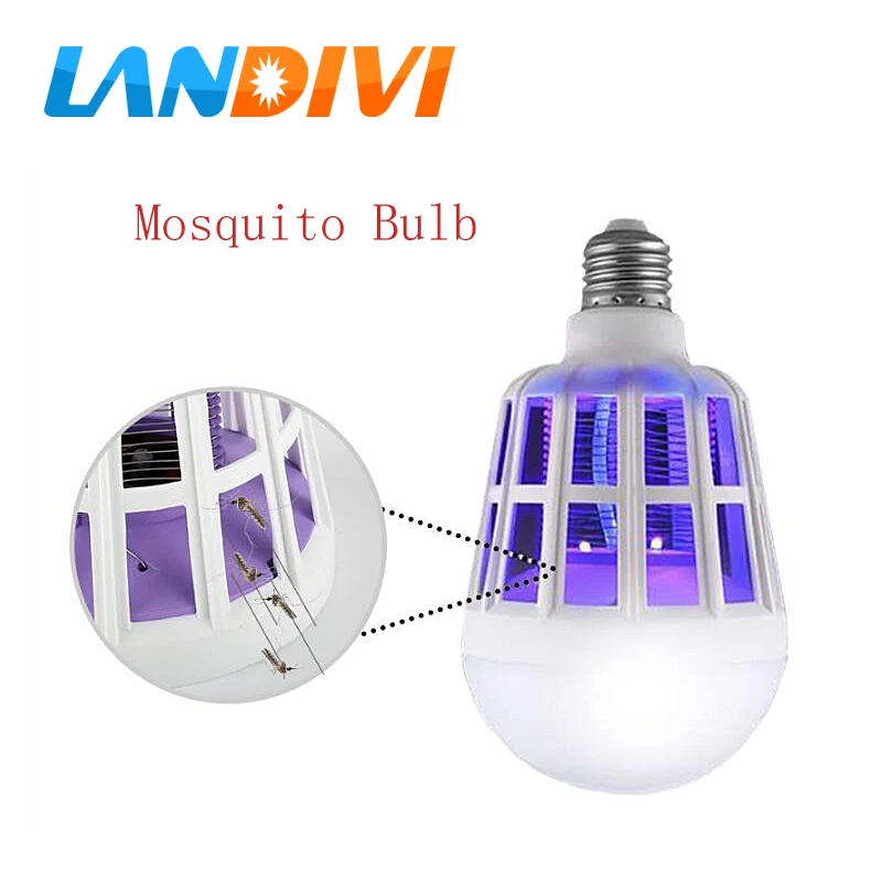 Powerful Electronic Mosquito Killer Night Light 220V E27 LED Bulb