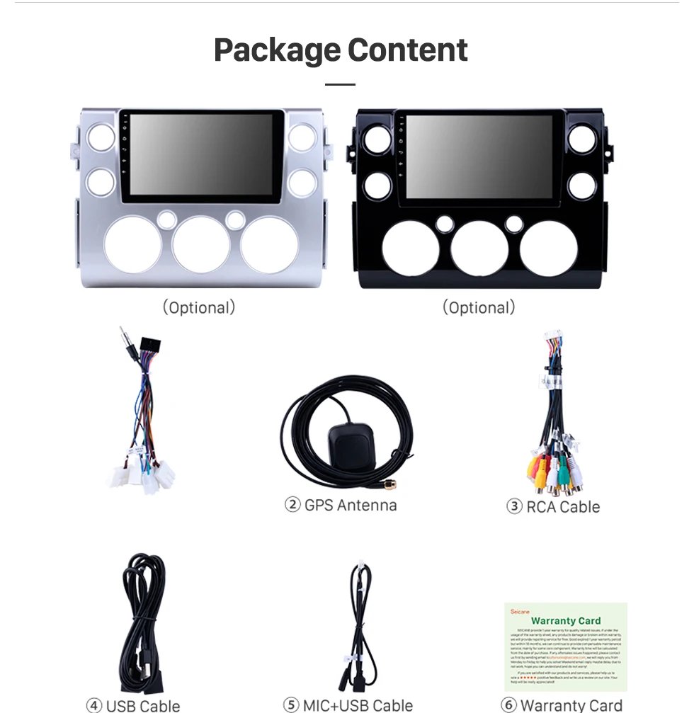 Flash Deal Seicane Android 9.0 4G RAM Car Head Unit Radio Audio GPS Multimedia Player For Toyota FJ CRUISER  2007 2008 2009 2010 2011-2018 19