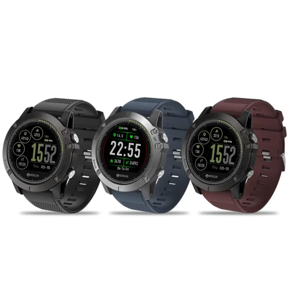 

Zeblaze VIBE 3 HR Bluetooth Sport Waterprof Smart Watch 1.22'' Call Message Reminder Heart Rate Monitor Blood Pressure Function