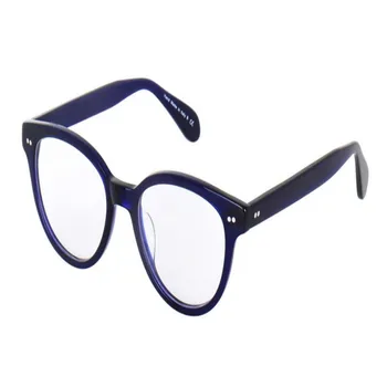 

MONGOTEN Unisex Retro Fashion Full Rim Acetate See Near Far Optical Frame Black Progressive Multi-focal Lens Reading Eyeglasses