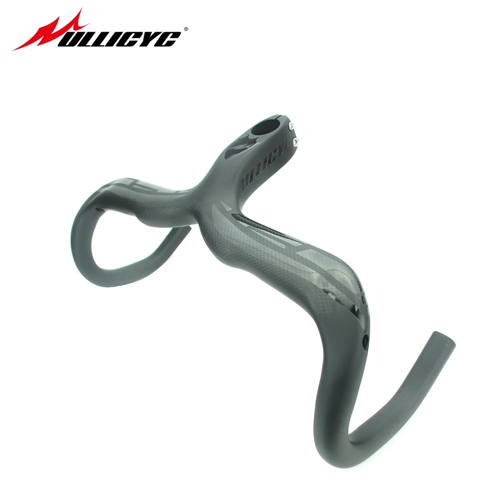 

ULLICYC Brand carbon road handlebar 28.6mm bicycle integrated with new road carbon fiber 400/420/440*90/100/110/120mm YT800