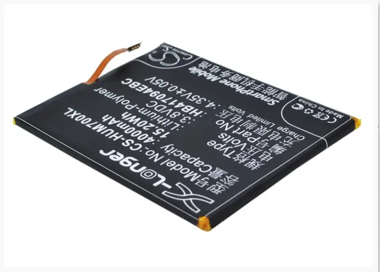 Аккумулятор Cameron Sino 4000 мАч для HUAWEI Ascend Mate 7 Dual SIM MT7 CL00 L09 TL00 TL10 UL00 HB417094EBC|Аккумуляторы