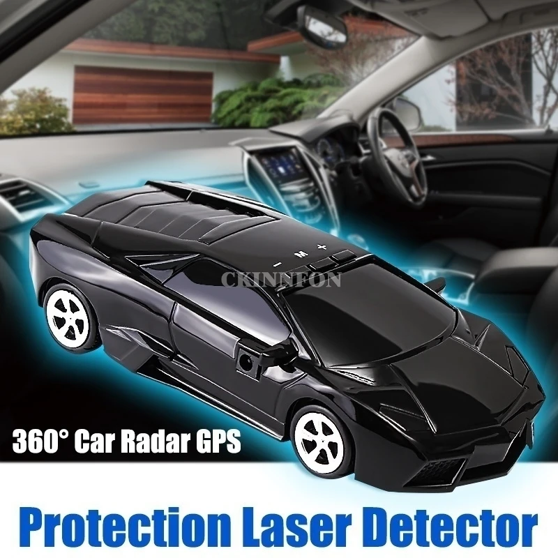 

DHL 20PCS 360 Car Tracker Speed Radar Detector Voice Alert Warning Radar GPS Protection Speed with Anti Slip