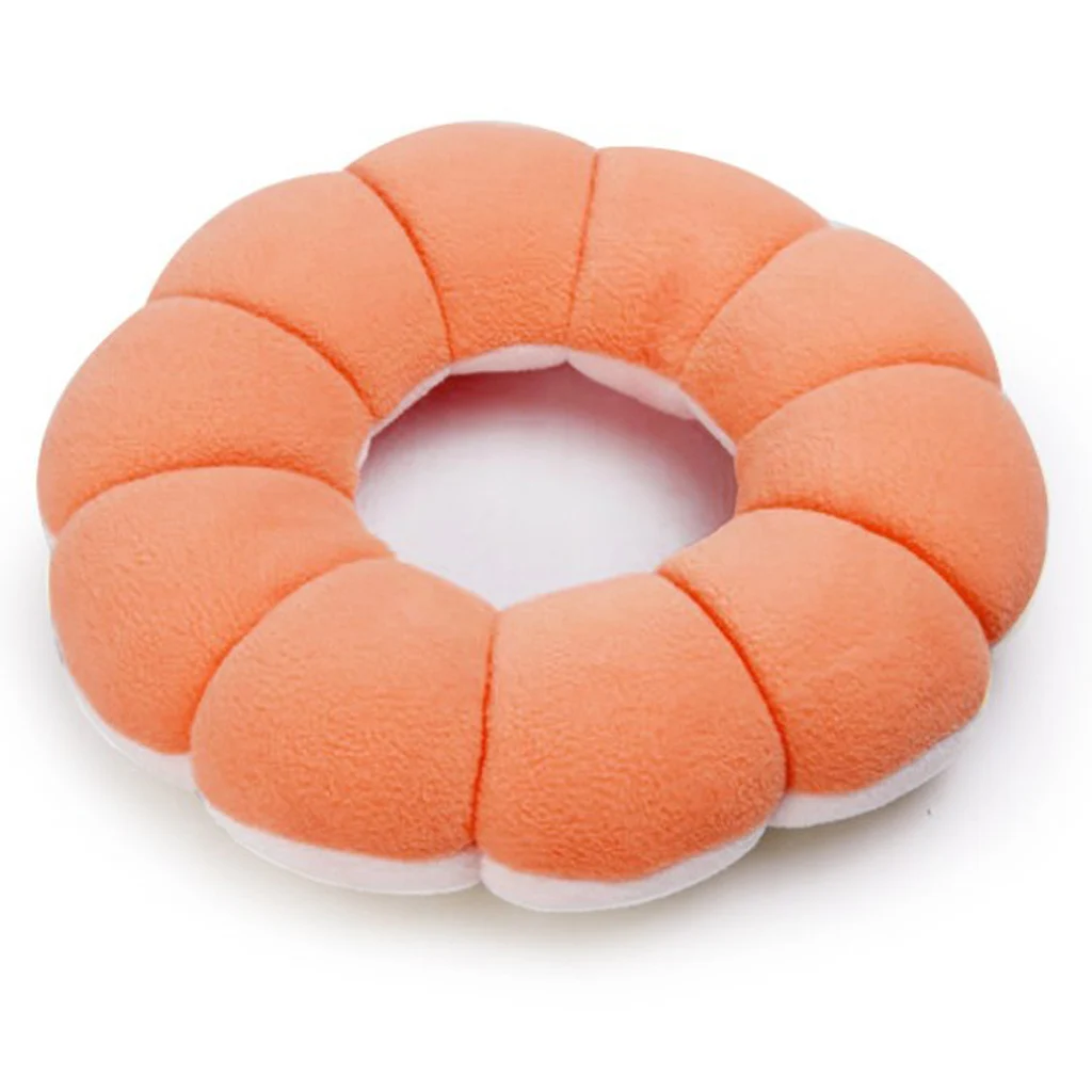 Donut Ring Cervical Neck Pillow Outdoor Sports Car Decoration Travel Twist Flower Shape Pillow