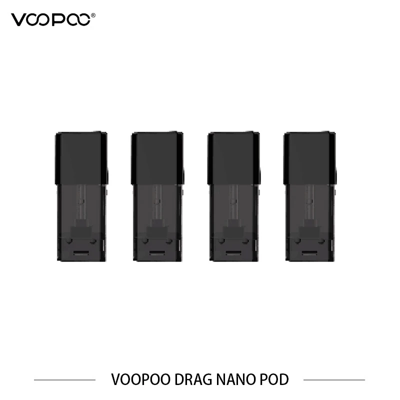 4pcs8pcs12pcs Original Voopoo Drag Nano Pod Kit Replacement Cartridge 1ml Capacity Pod Atomizer For Drag Nano 
