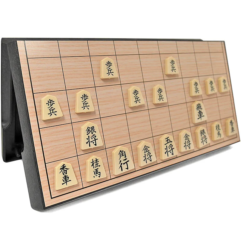 

Foldable Magnetic Folding Shogi Set 25*25*2 cm Boxed Japanese Chess Game Sho-gi Exercise logical thinking