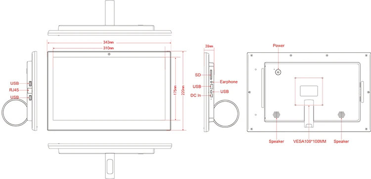 14 inch wth RJ45 product chart 