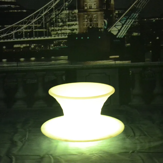 Skybess SK-LF35P (L65*W65*H43cm) Waterproof LED Bar Stool Chair 16 Color Changing Lighting in Dark for Home Bar Furniture 1pc