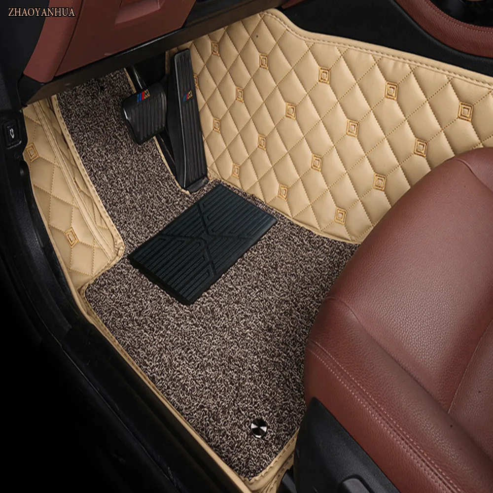 "ZHAOYANHUA Car floor mats special for Audi A7 S7 A1 A3 A4 A5 A6 A8 A8L