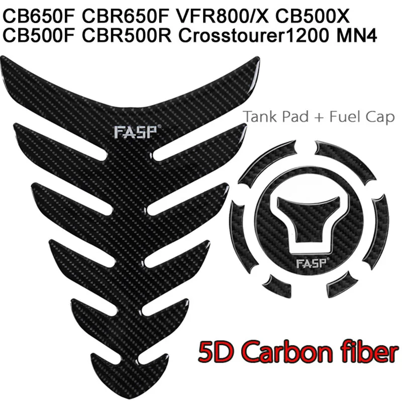 Крышка топливного бака Наклейка Pad наклейка чистый углерод для CB650F CBR650F VFR800/X CB500X CB500F CBR500R Crosstourer1200 MN4
