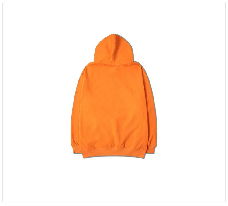 Fashion Chic Mens Hoodies And Sweatshirts Hip Hop Astronaut Print Orange Skateboard Sweatshirt High Street Harajuku Hoodie Men