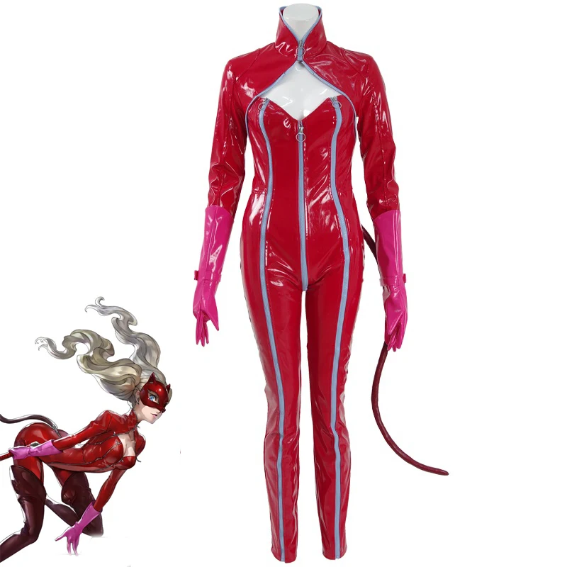 Игра Persona 5 Анн такамаки Косплей Костюм Анн такамаки Фантом вор сексуальный комбинезон Хэллоуин Униформа индивидуальный заказ