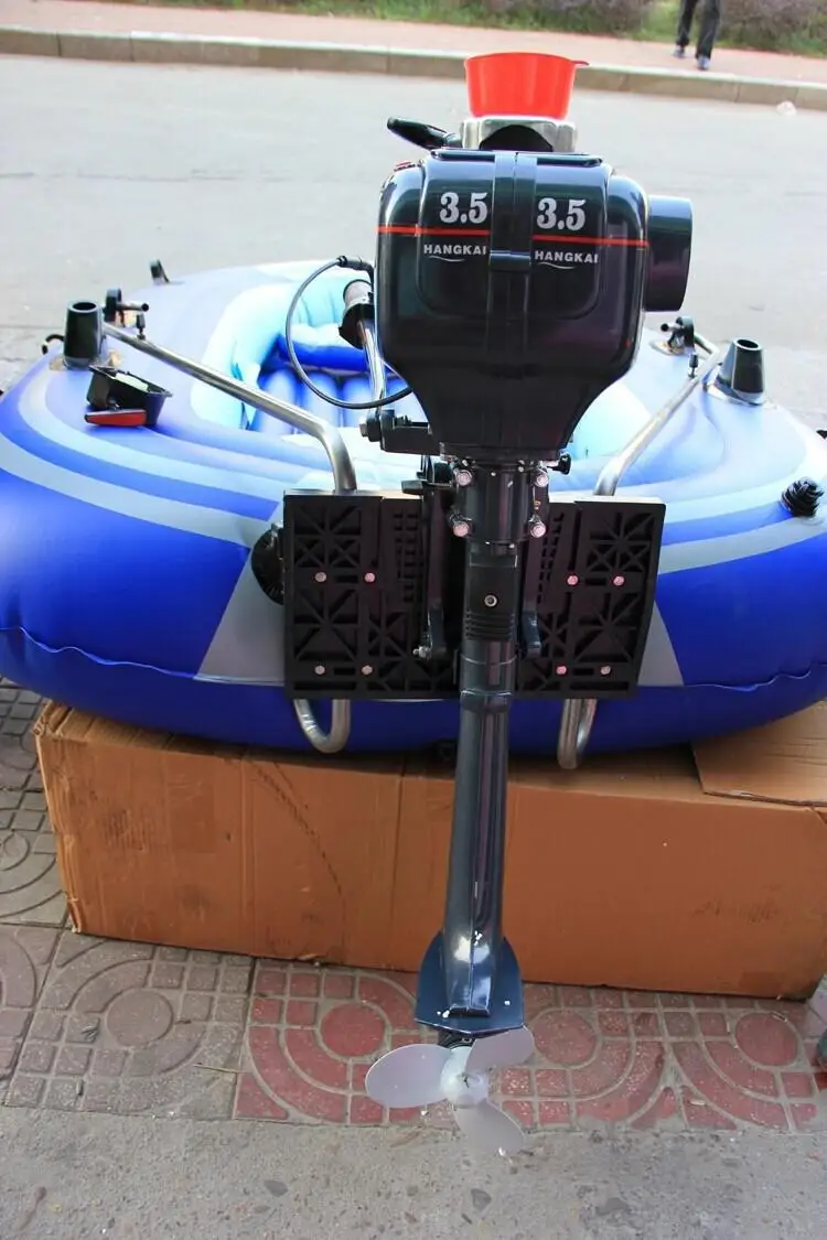 DHL конкурентоспособная цена Hangkai 3.5HP лодочный мотор, 2 тактный надувная лодка лодочный мотор