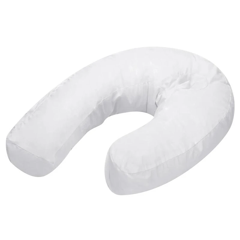 Лучшая хлопковая подушка, подушка для сна, подушка для шеи и спины, хлопковая подушка для защиты позвоночника, забота о здоровье - Цвет: White