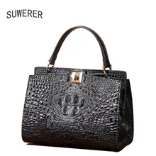 Кожаная сумка крокодил сумка РОСКОШНЫЙ РЕЛЬЕФНАЯ плечо сумка через плечо