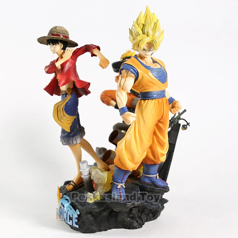 Jump Force Коллекционное издание Обезьяна D Луффи Сон Гоку Наруто ПВХ фигурка Коллекционная модель игрушки