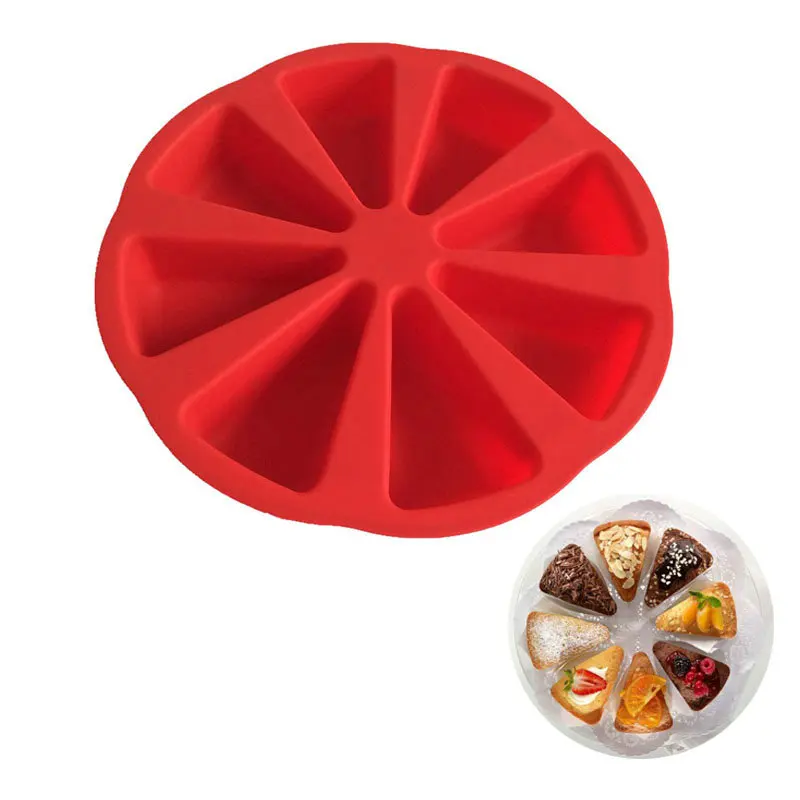 Buy Silicone Baking Cake Pan Triangle cake mould cake