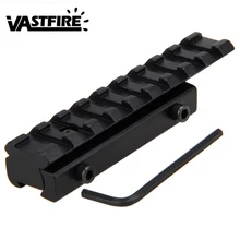 Тактический Rail Picatinny Dovetail Weaver Rail Base Adapter удлинить 11 мм до мм 20 мм прицела конвертер для Riflescopes Охота