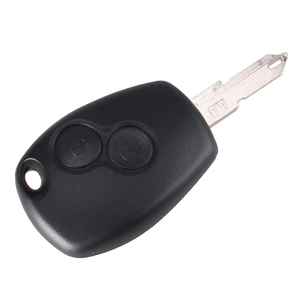 Чехол KEYYOU для автомобильного ключа с 2 кнопками и необработанным лезвием Renault Duster