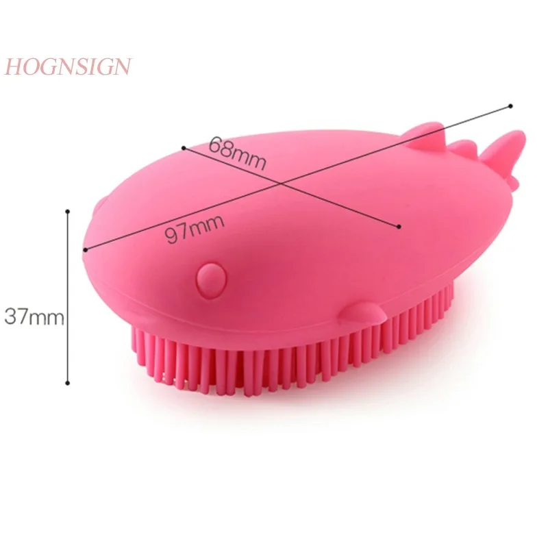 Baby Silicone Shampoo Brush Artifact Child Bathing Massage Tool Shower Supplies Comb Bath Wiper To Scalp Fecal Scale Massager replacement cover for leifheit tile and bathtub wiper flexi pad for leifheit 0 household supplies cleaning vacuum parts