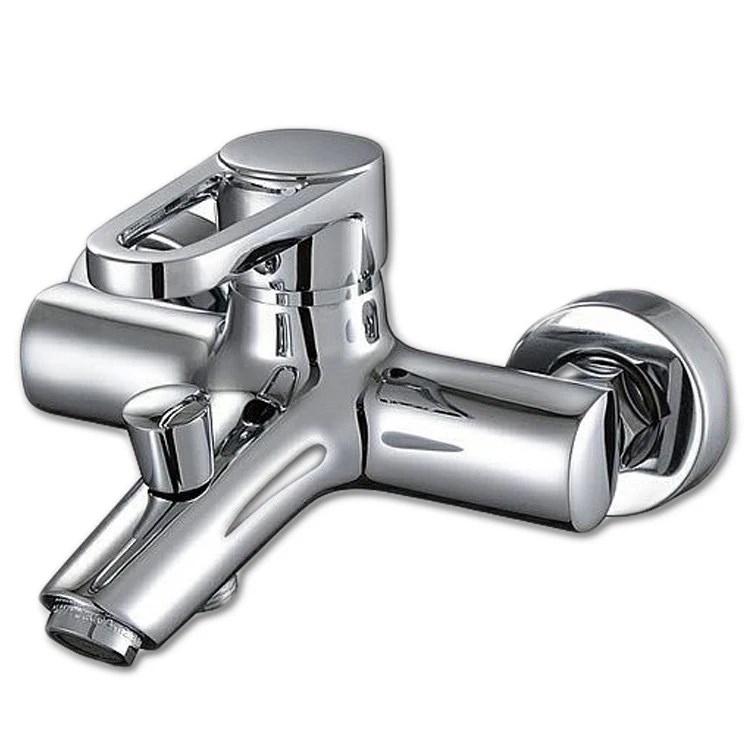 Free shipping Popular dual hole shower faucet with single handle dual