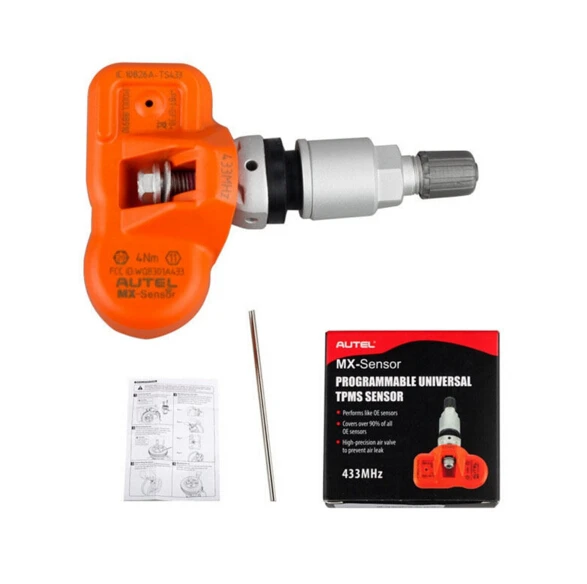 

Autel MX-Sensor 433MHz Universal Programmable TPMS Sensor for Tire Pressure