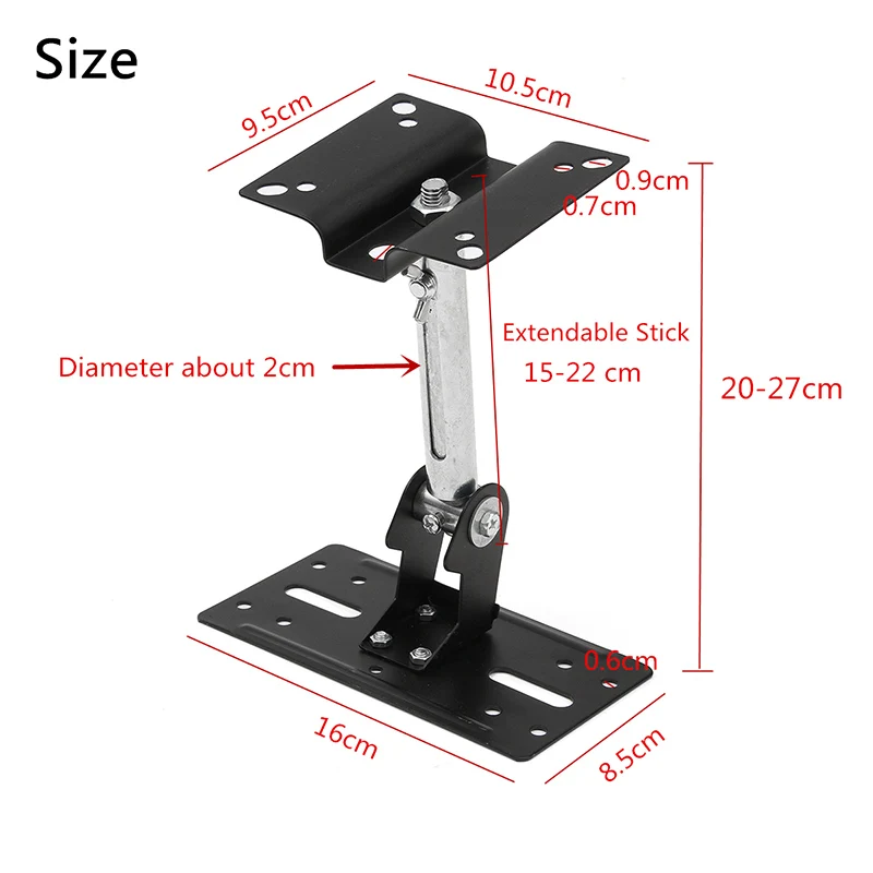 Универсальный настенный кронштейн с динамиком, регулируемый домашний потолочный настенный держатель, прочная настенная полка с динамиком, стабильная подставка, держатель