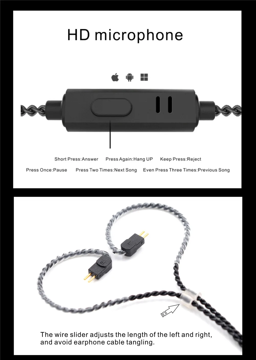 BQEYZ BQ3 3BA+ 2DD гибридные наушники вкладыши Hi-Fi Bass Monito спортивная Гарнитура вкладыши съемный кабель KC2 \ f3 \ p1 \ t3 \ k2