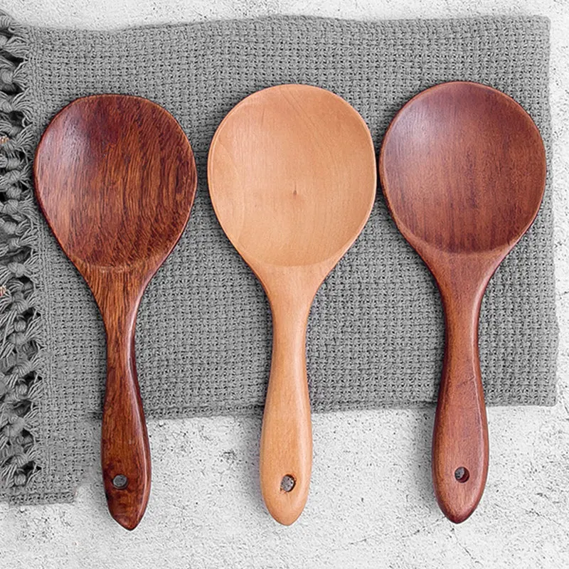 

Handheld Non-Stick Rice Shovel Natural Wooden Shovel Turners Tableware Kitchen Cooking Tools Gadgets Kitchen Utensil Accessories