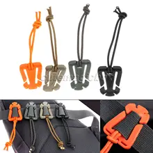10 Pcs /Set Webbing Military Dominator Molle Elastic Cord Hang Buckles Strap Clip Backpack EDC Tool Tactical Outdoor Travel Kits